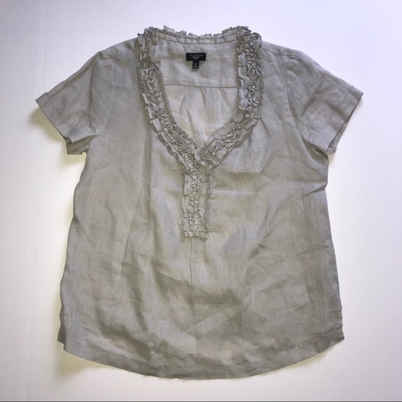 talbots linen tops